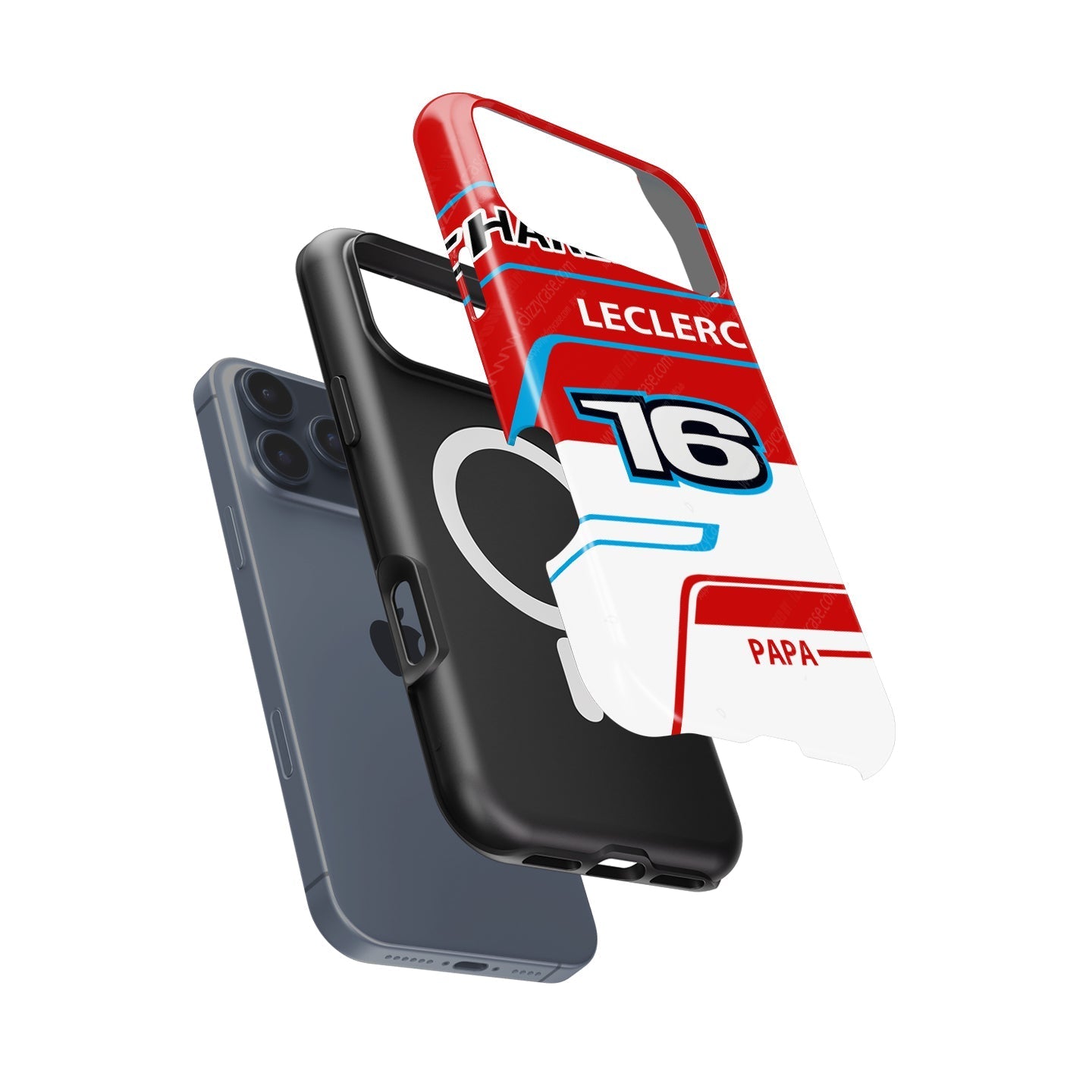 Charles Leclerc 2026 Helmet Livery - iPhone Case