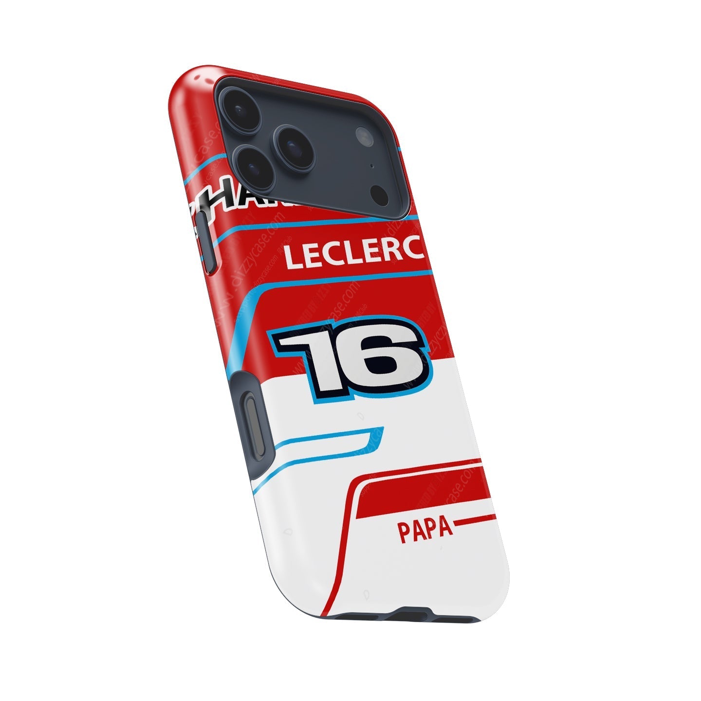 Charles Leclerc 2026 Helmet Livery - iPhone Case