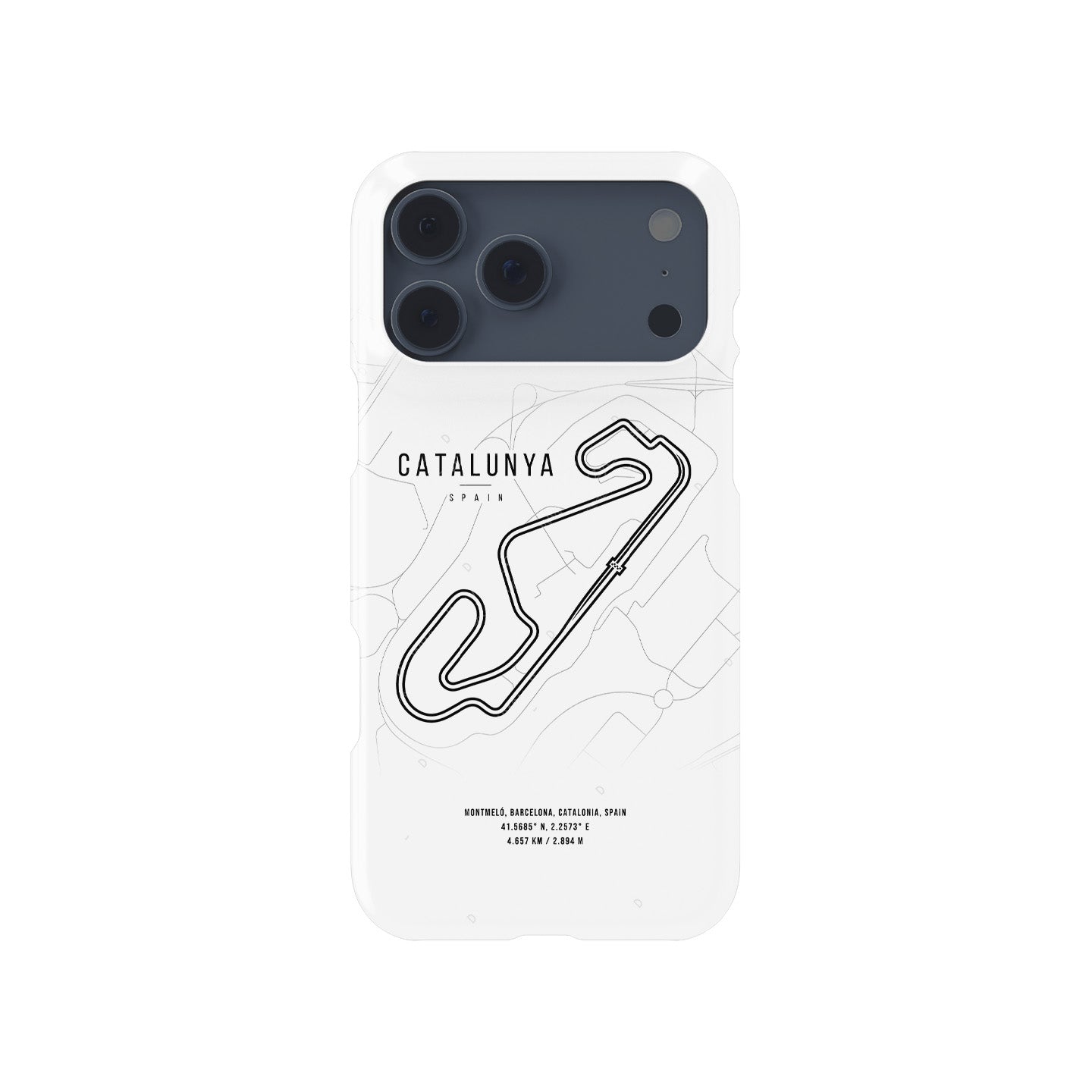 Circuit de Barcelona-Catalunya Grand Prix F1 Track - iPhone Case