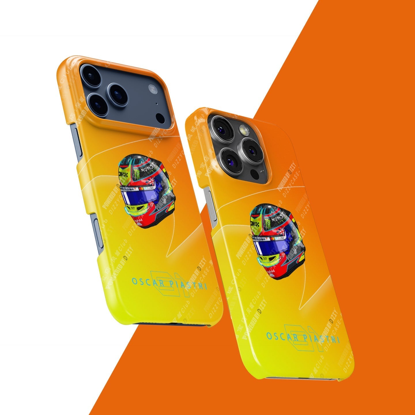 Oscar Piastri 2025 Helmet Phone Case ?¡ìC Australian Heritage Edition for iPhone (McLaren Edition)