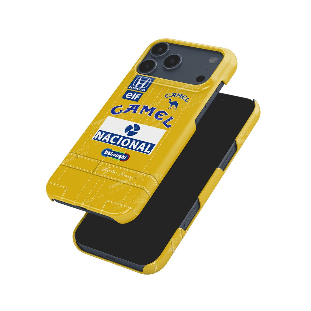 Ayrton Senna Lotus 99T 1987 Livery Phone Case - Apple Models