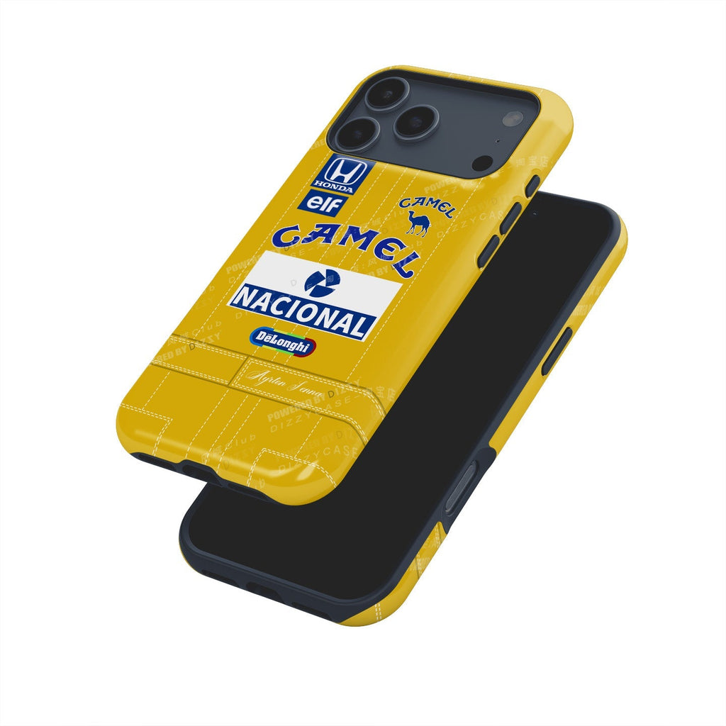 Ayrton Senna Lotus 99T 1987 Livery Phone Case - Apple Models