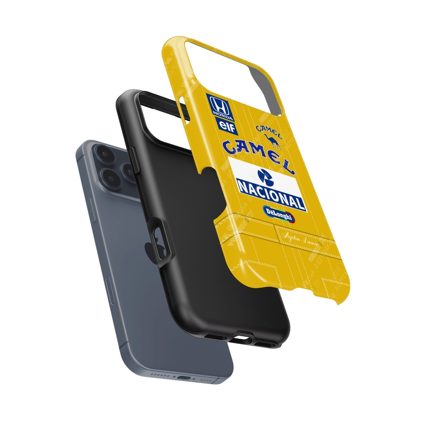 Ayrton Senna Lotus 99T 1987 Livery Phone Case - Apple Models
