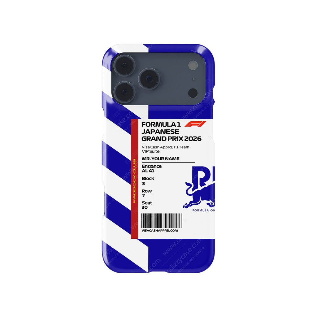 Custom VCARB VIP Pass iPhone Case - Japan 2026 (Suzuka)