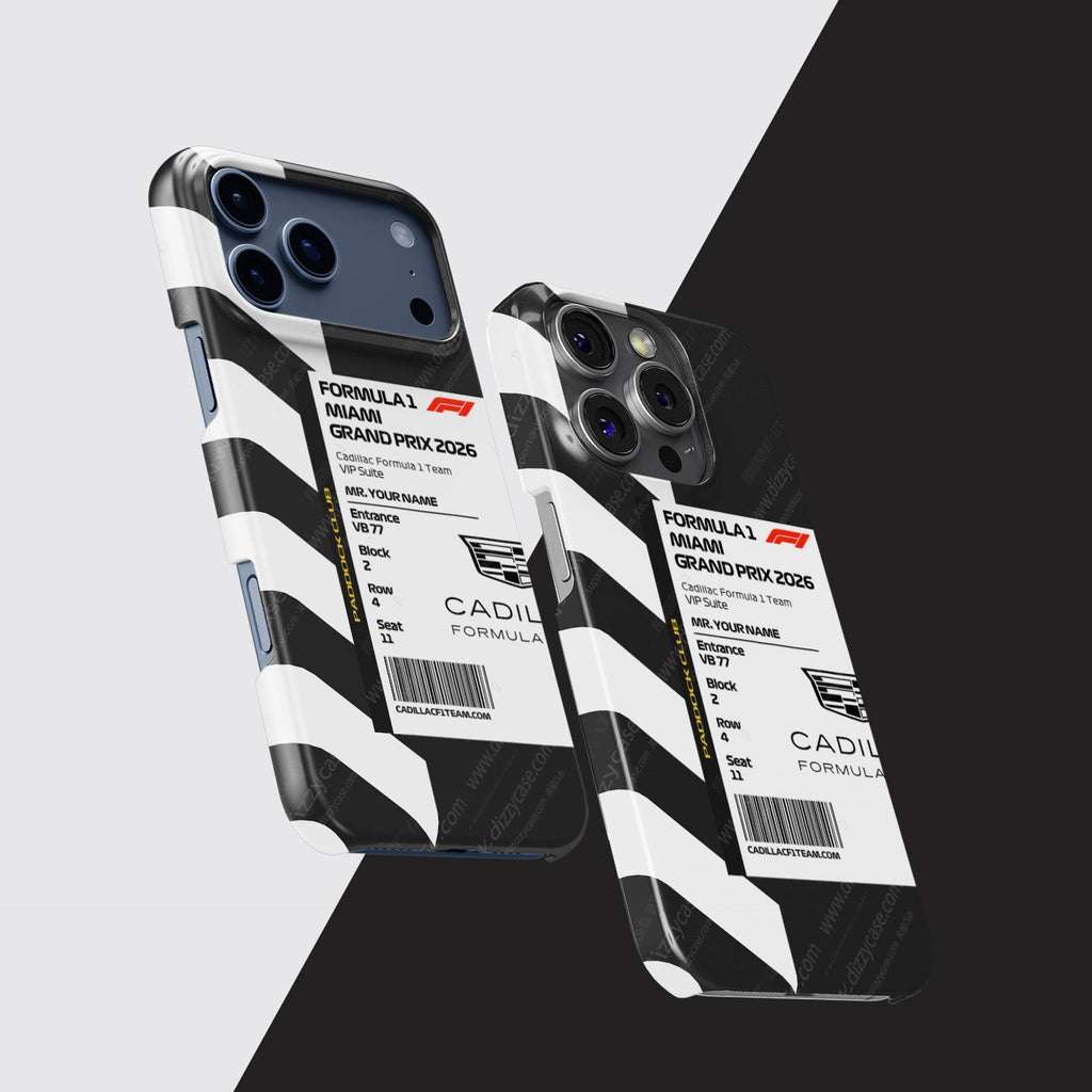 Custom Cadillac VIP Pass iPhone Case - Miami 2026