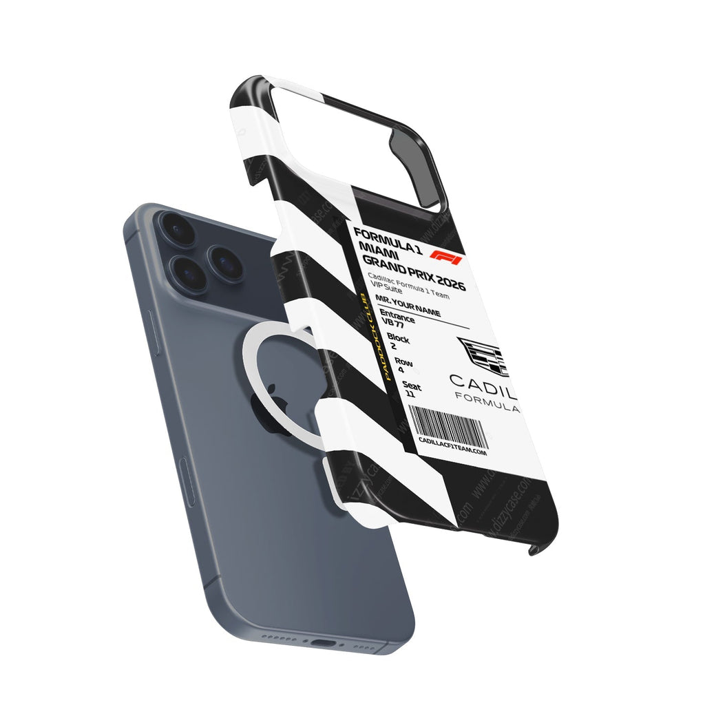 Custom Cadillac VIP Pass iPhone Case - Miami 2026
