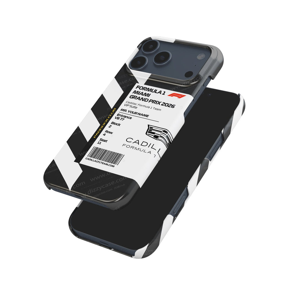 Custom Cadillac VIP Pass iPhone Case - Miami 2026