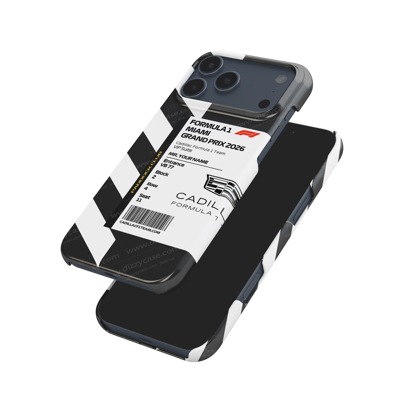 Custom Cadillac VIP Pass iPhone Case - Miami 2026