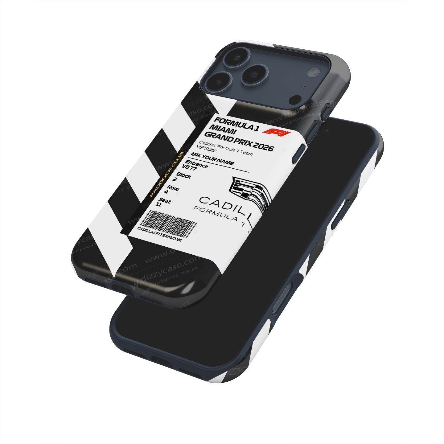 Custom Cadillac VIP Pass iPhone Case - Miami 2026