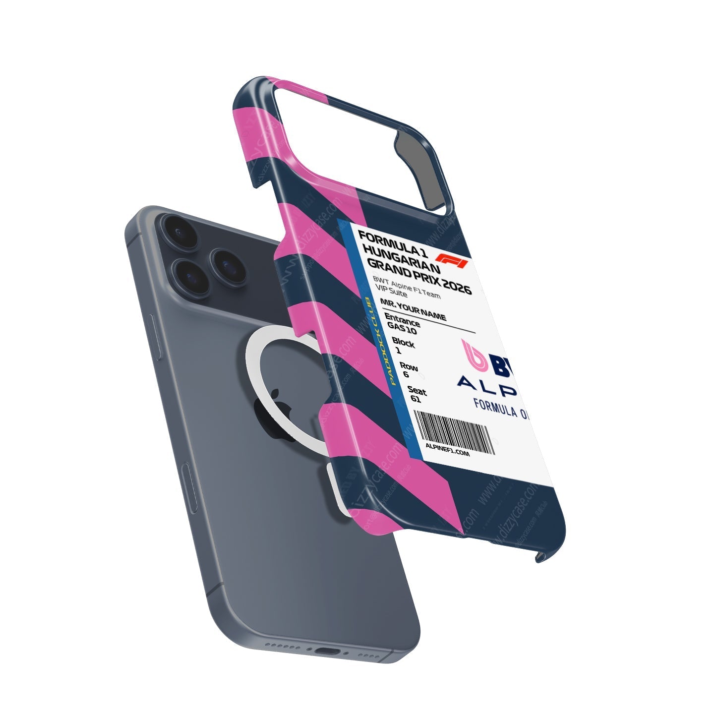 Custom Alpine VIP Pass iPhone Case - Hungary 2026