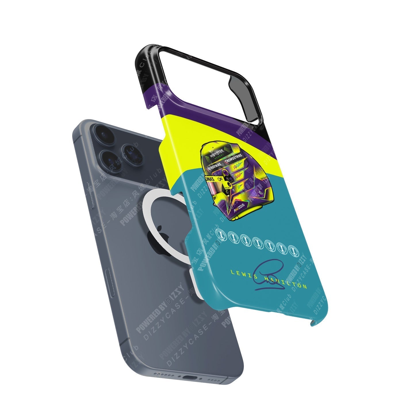2023 Lewis Hamilton Helmet iPhone Case - Racing Legend Edition