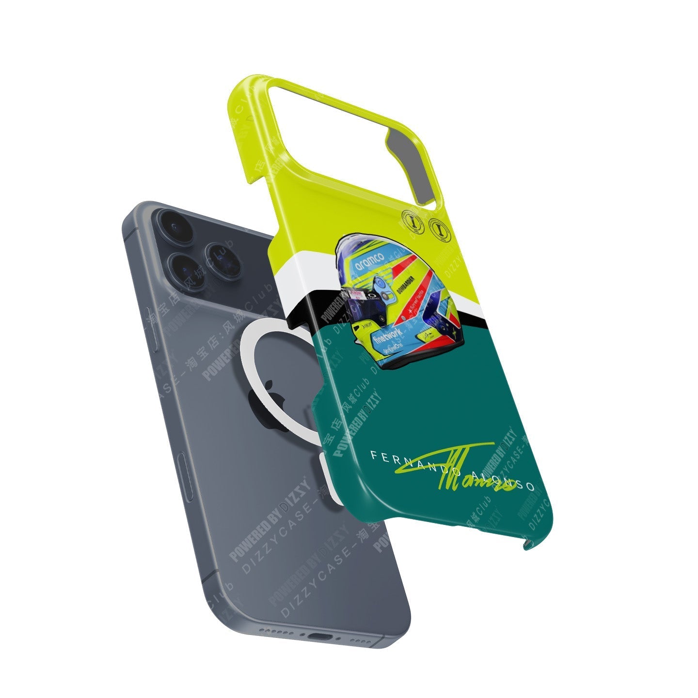 Fernando Alonso 2023 Helmet Phone Case: Stylish & Protective