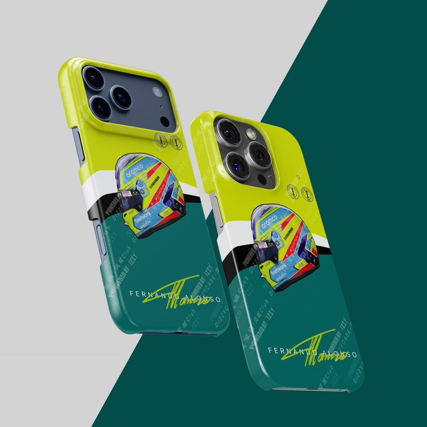 Fernando Alonso 2023 Helmet Phone Case: Stylish & Protective