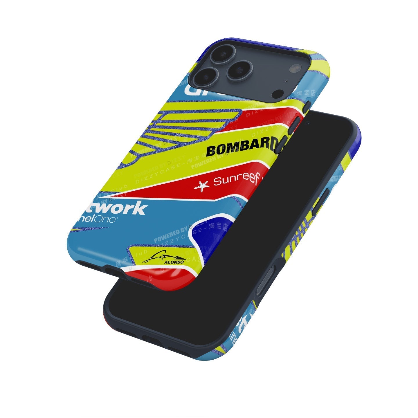 Fernando Alonso 2023 F1 Helmet Case for Apple iPhones