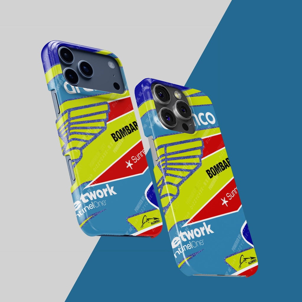 Fernando Alonso 2023 F1 Helmet Case for Apple iPhones