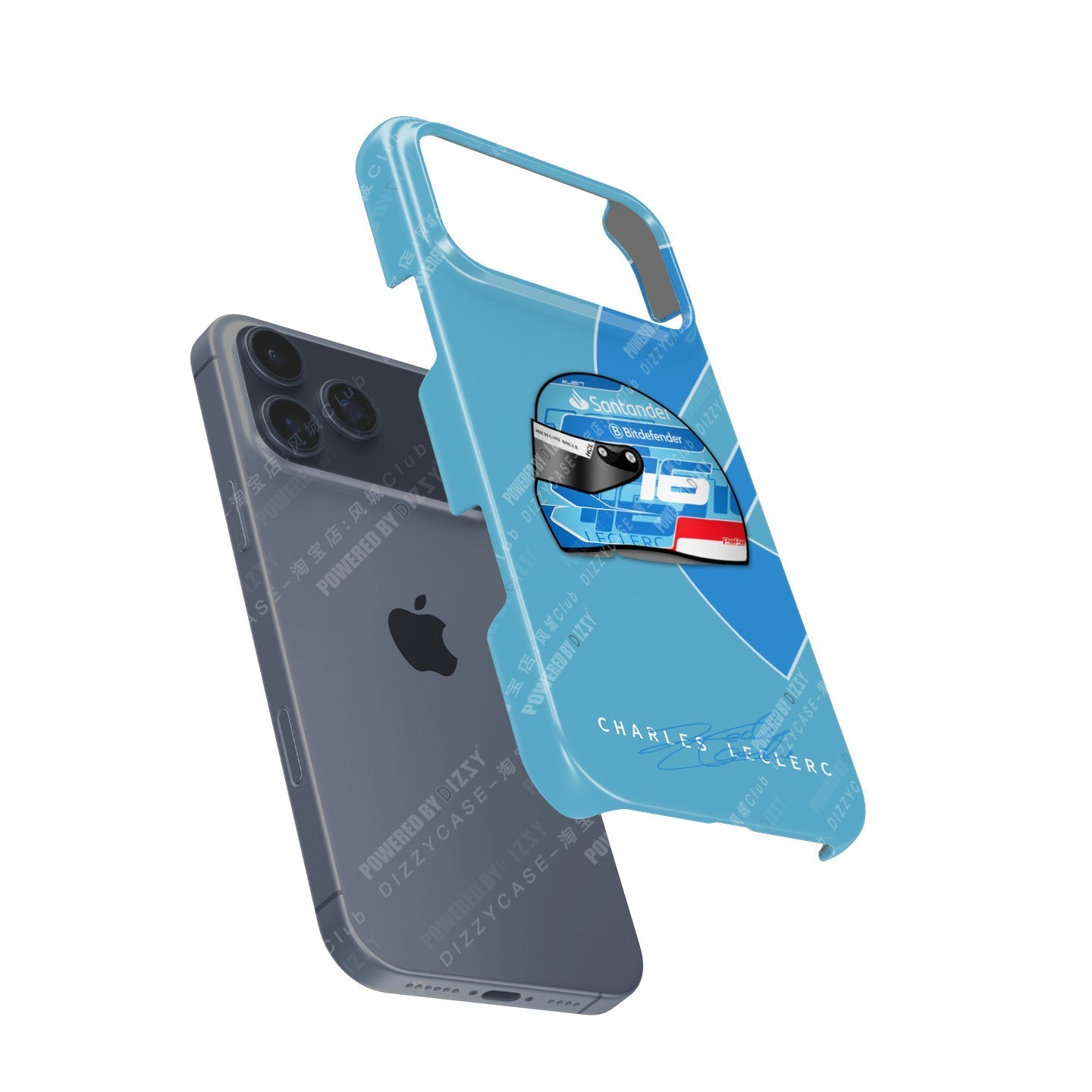 Charles Leclerc 2024 Miami Helmet Phone Case: Sleek & Bold