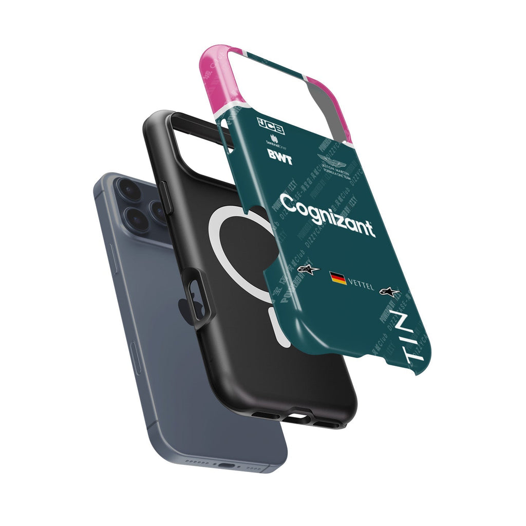 Aston Martin Sebastian Vettel F1 Case ?¡ìC Apple iPhone Models