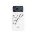 Azerbaijan GP Baku Map iPhone Case - Slim Snap Design