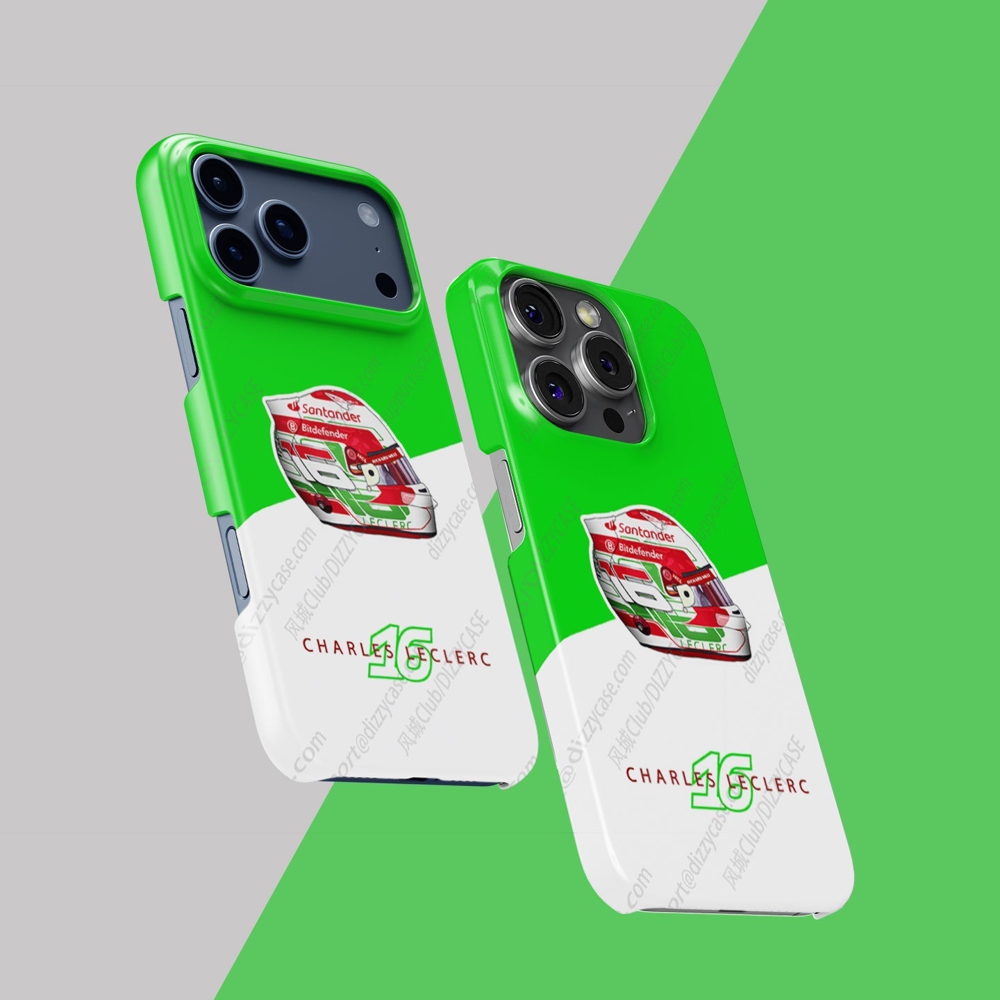 Charles Leclerc 2024 Italian Grand Prix Helmet iPhone Case ?¡ìC Ferrari Edition