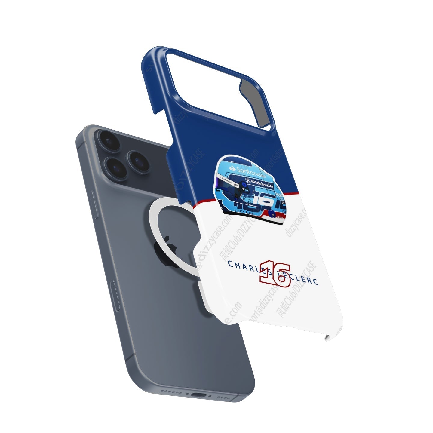 Charles Leclerc Miami Grand Prix 2024 Helmet iPhone Case