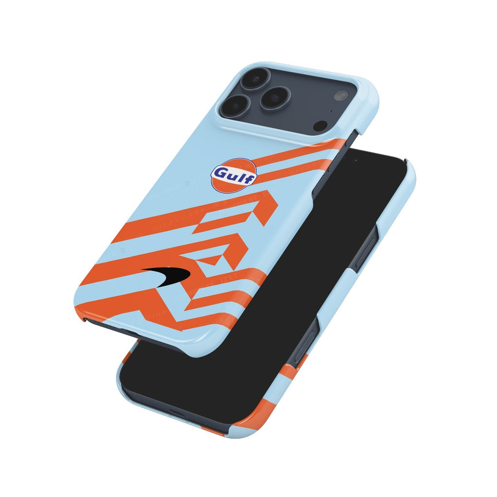 McLaren MCL35M Gulf Monaco GP Livery - Apple iPhone Case