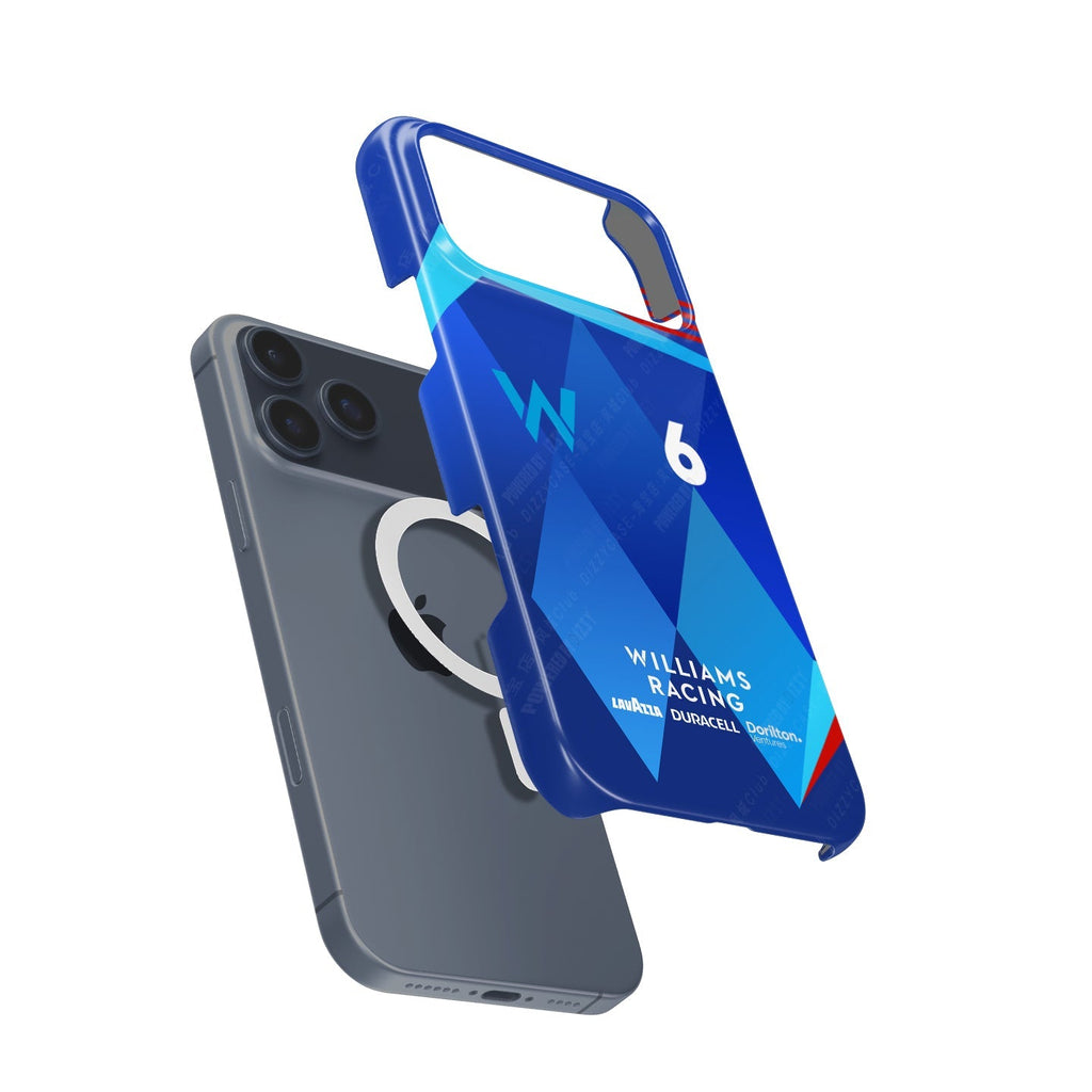 Williams FW44 Latifi Livery iPhone Case ?¡ìC 2022 Racing Tribute