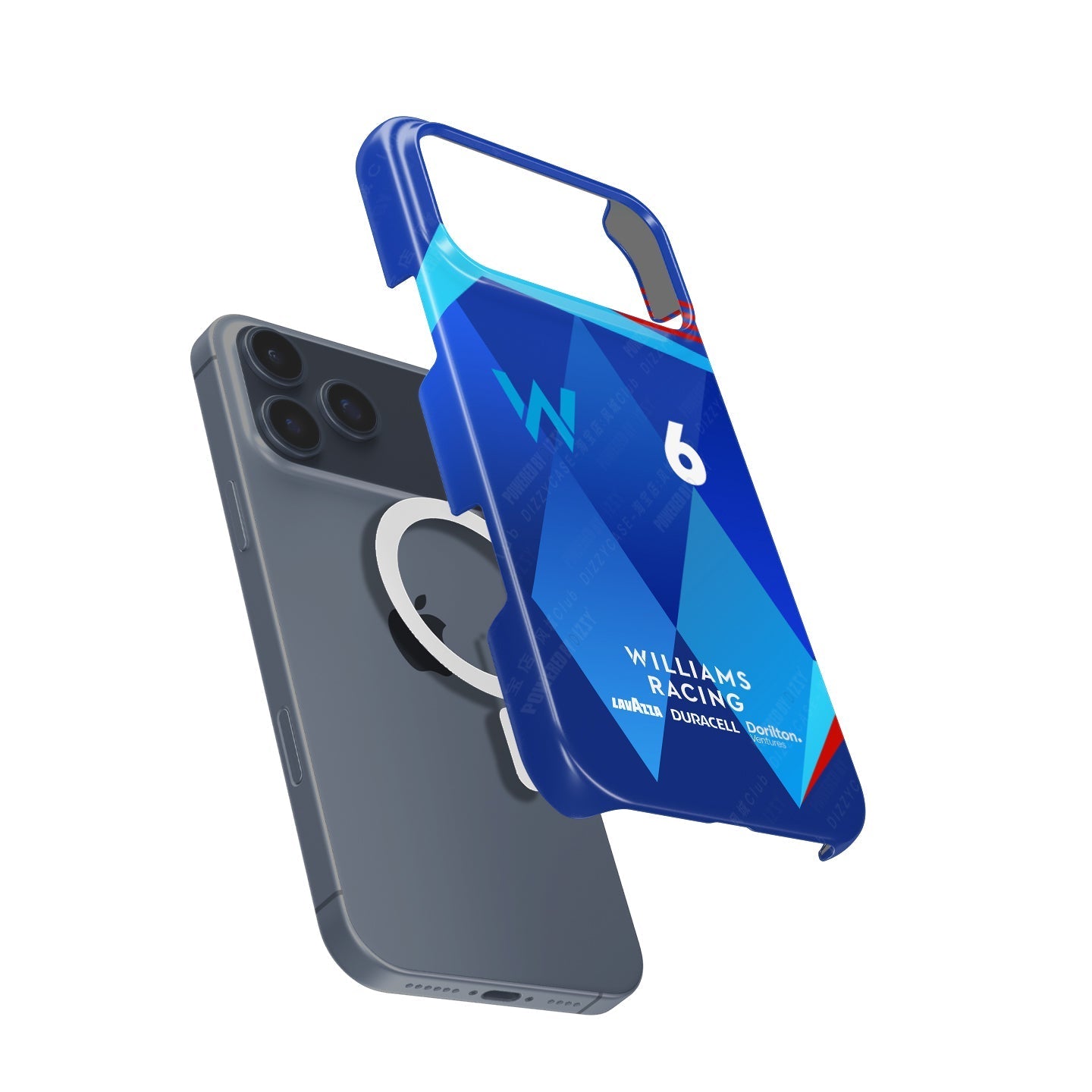 Williams FW44 Latifi Livery iPhone Case ?¡ìC 2022 Racing Tribute