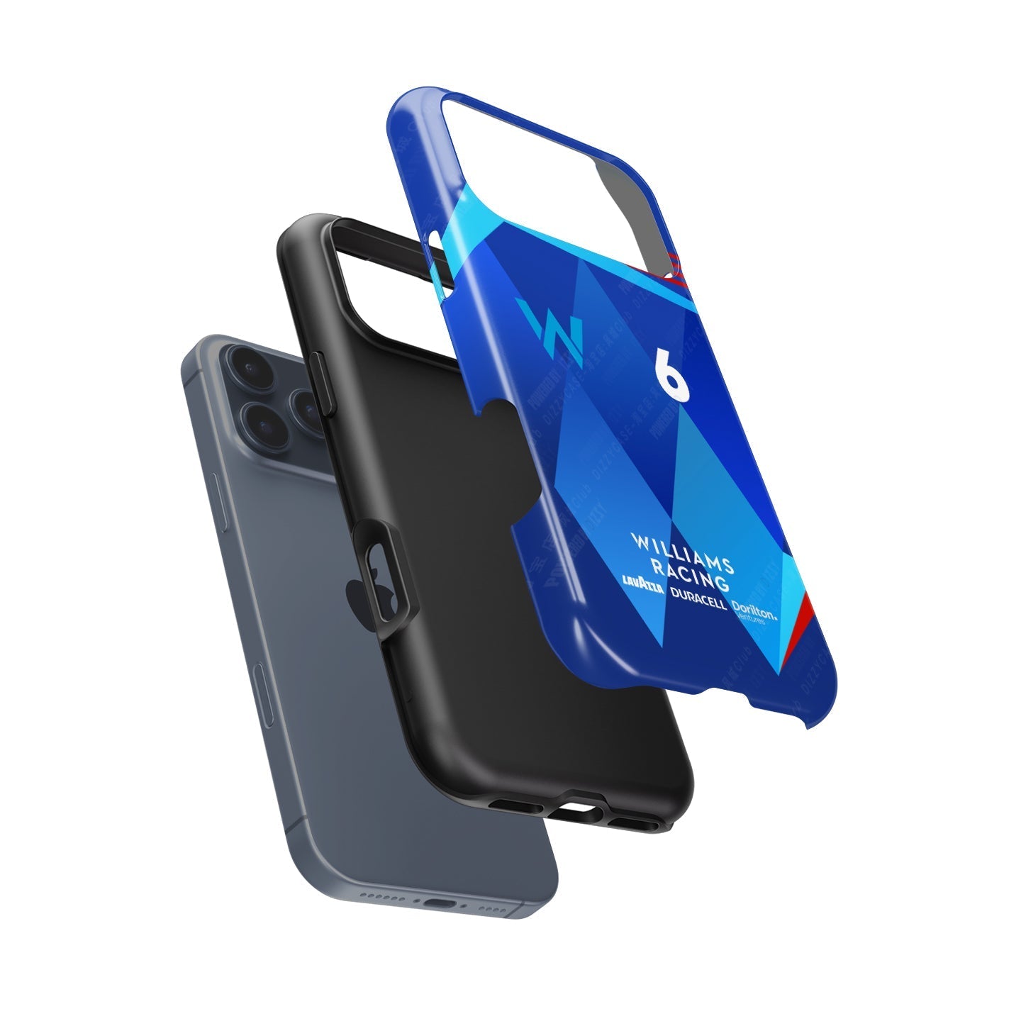 Williams FW44 Latifi Livery iPhone Case ?¡ìC 2022 Racing Tribute