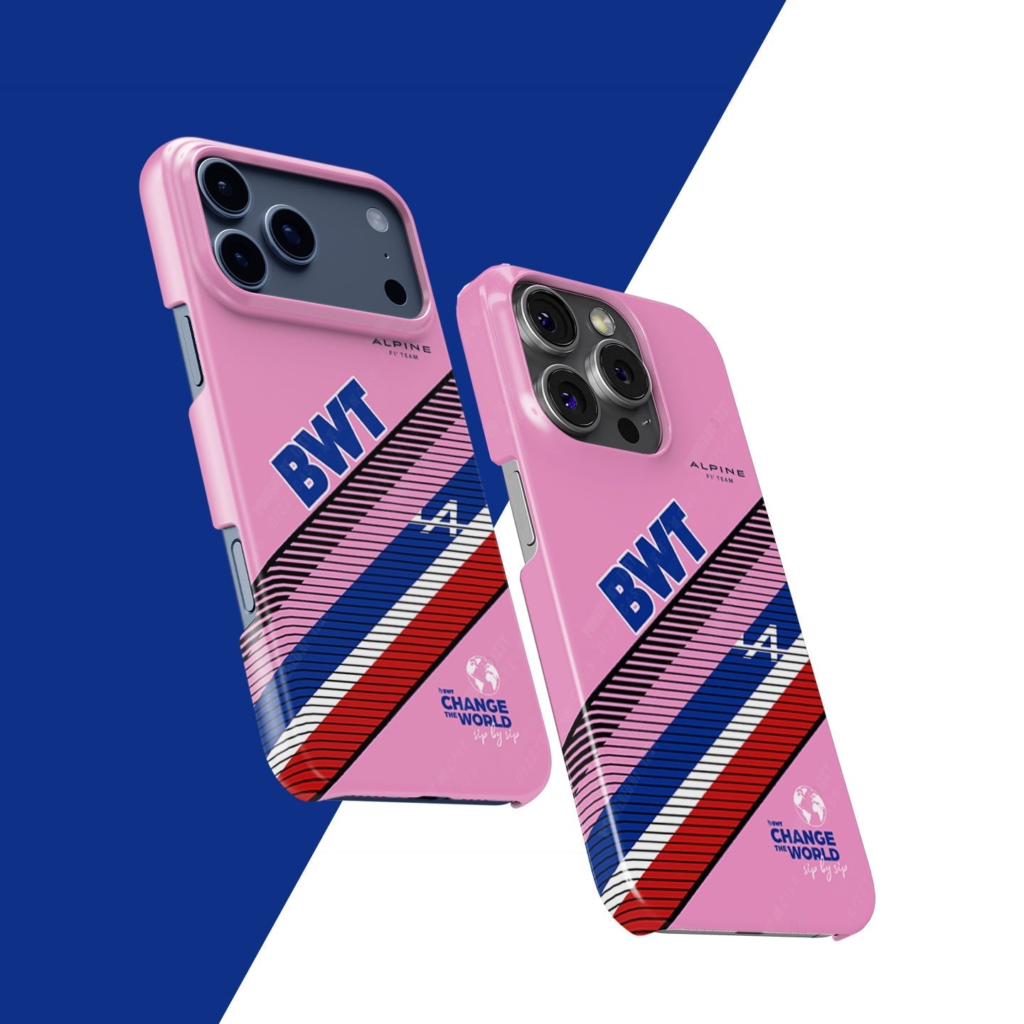 BWT Alpine F1 Team Pink Livery Case ?¡ìC Apple iPhone Series