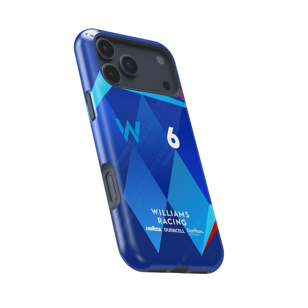 Williams FW44 Latifi Livery iPhone Case ?¡ìC 2022 Racing Tribute