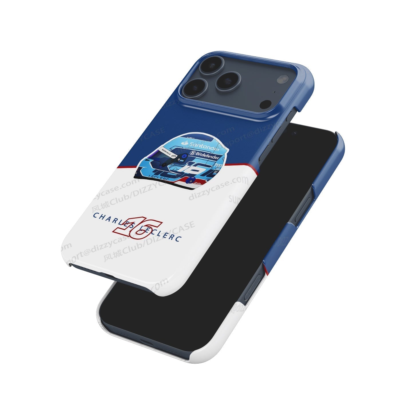 Charles Leclerc Miami Grand Prix 2024 Helmet iPhone Case