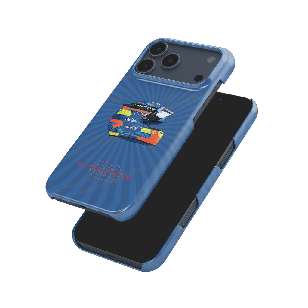 2024 Oscar Piastri McLaren F1 Helmet iPhone Case - F1 Fan Gift