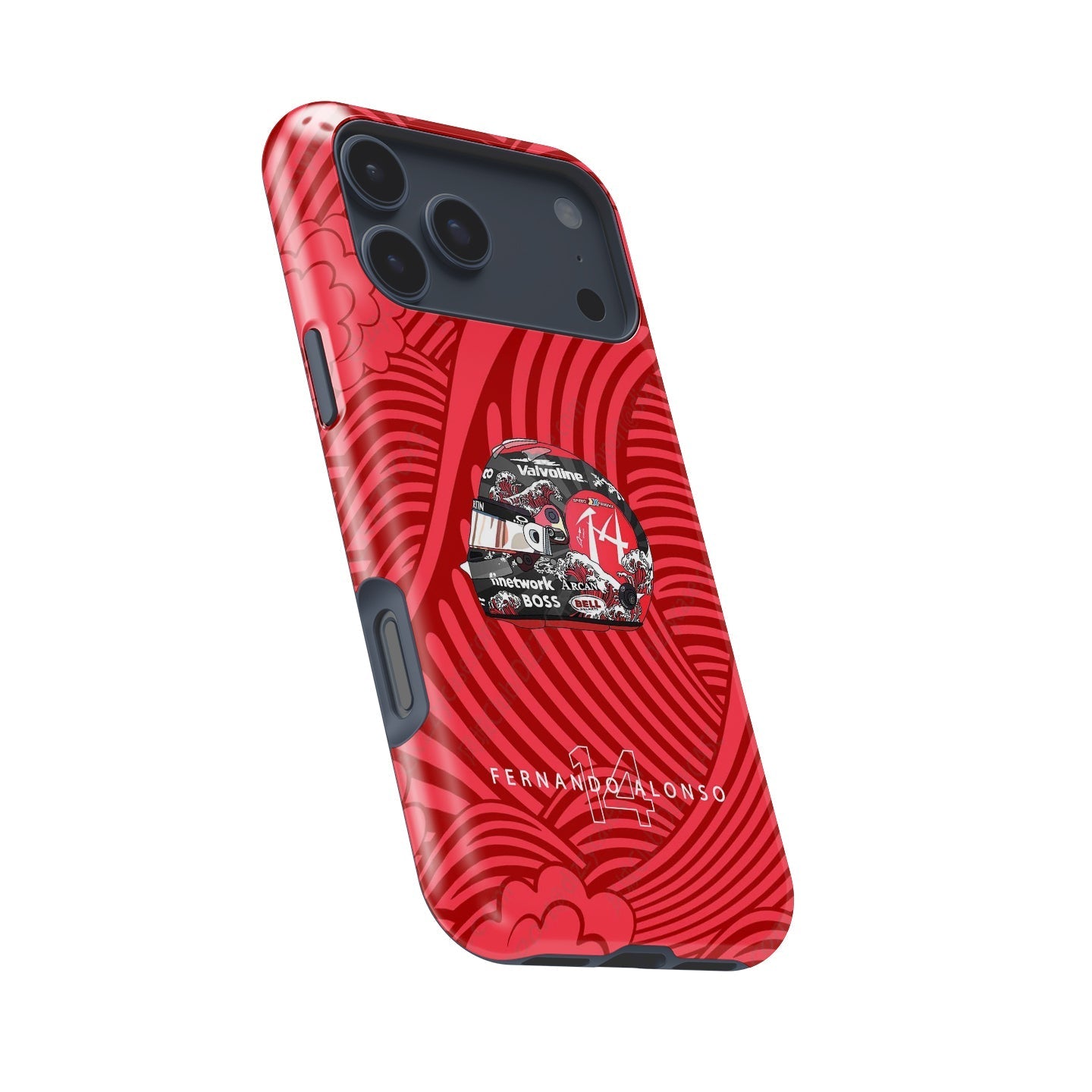 Fernando Alonso 2024 Japanese Grand Prix Helmet iPhone Case ?¡ìC F1 Fan Gift