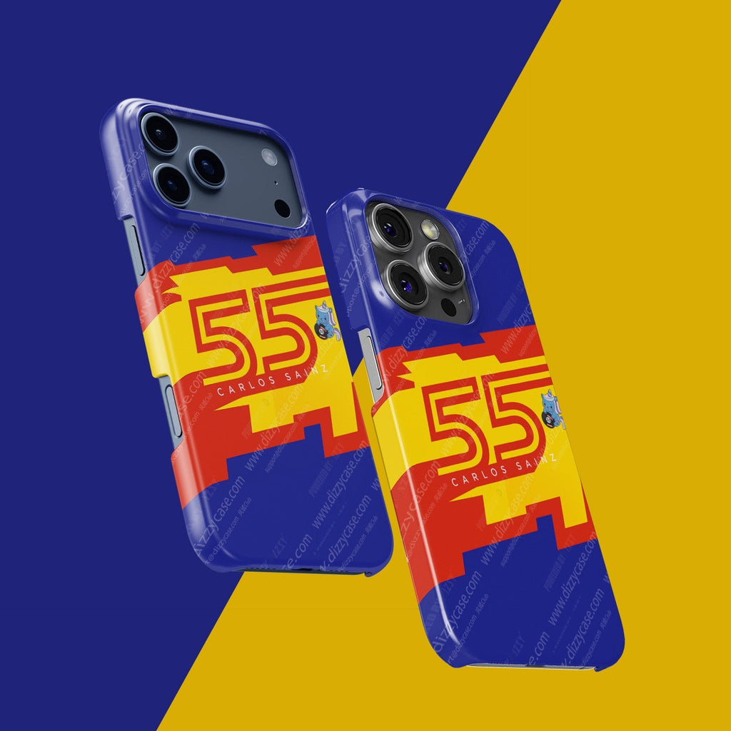 Carlos Sainz 2025 Williams Helmet Edition Phone Case ?¡ìC Spanish Spirit Design for iPhone