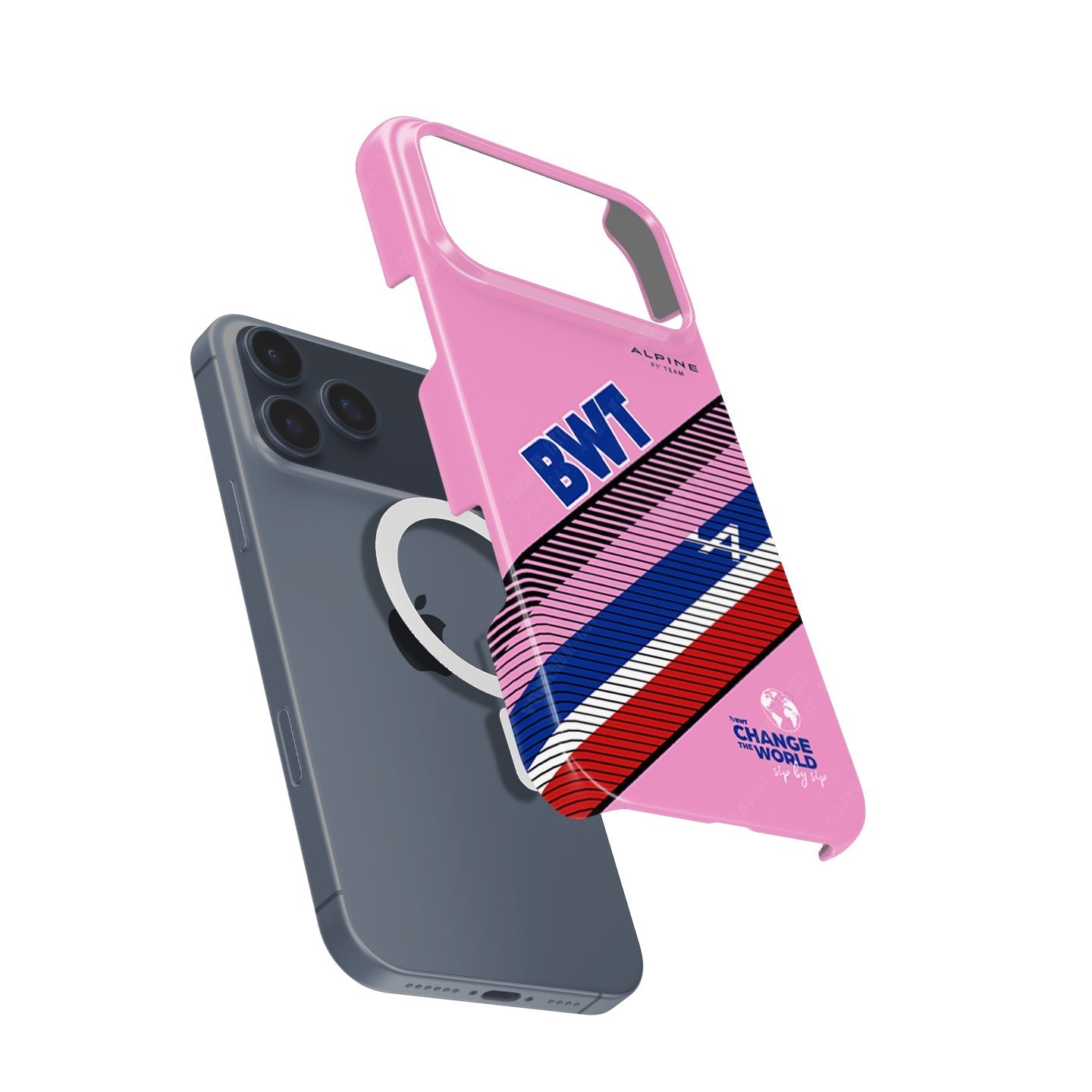 BWT Alpine F1 Team Pink Livery Case ?¡ìC Apple iPhone Series