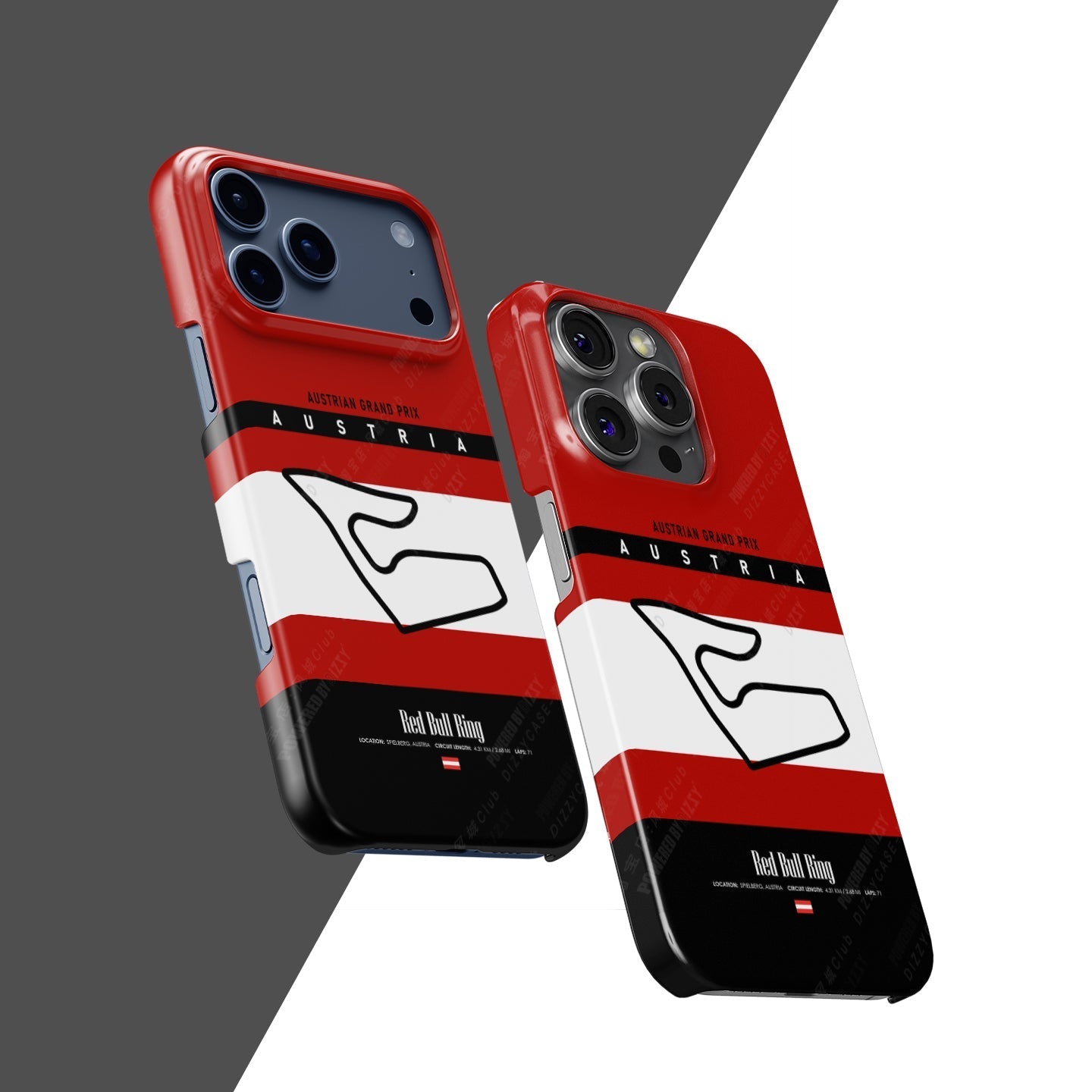 Austria GP iPhone Case ?¡ìC Red Bull Ring Track Map Design