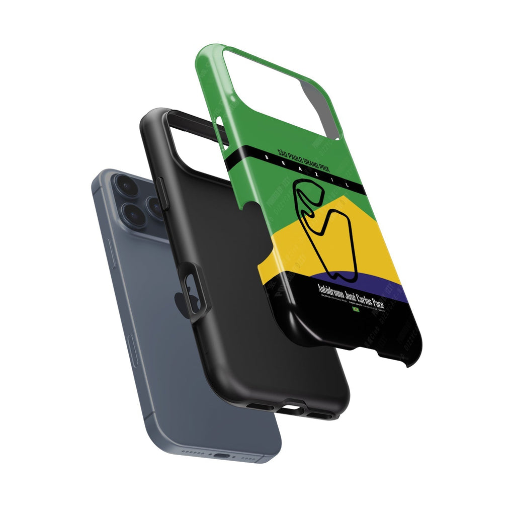 S?o Paulo Grand Prix iPhone Case ?¡ìC Iconic Track Map