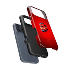 Esteban Ocon 2025 Helmet Phone Case ?¡ìC Bold Red Tribute for iPhone (Haas Edition)