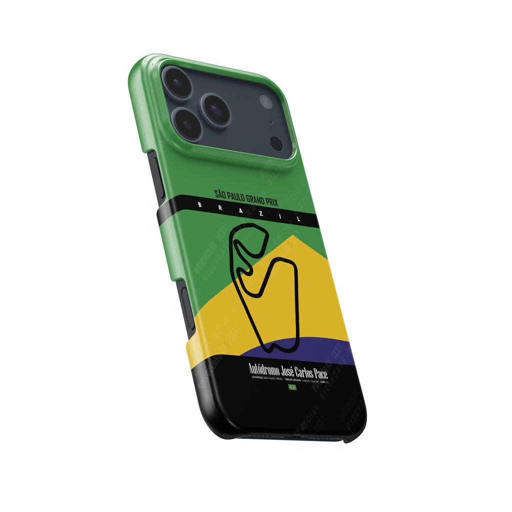 S?o Paulo Grand Prix iPhone Case ?¡ìC Iconic Track Map