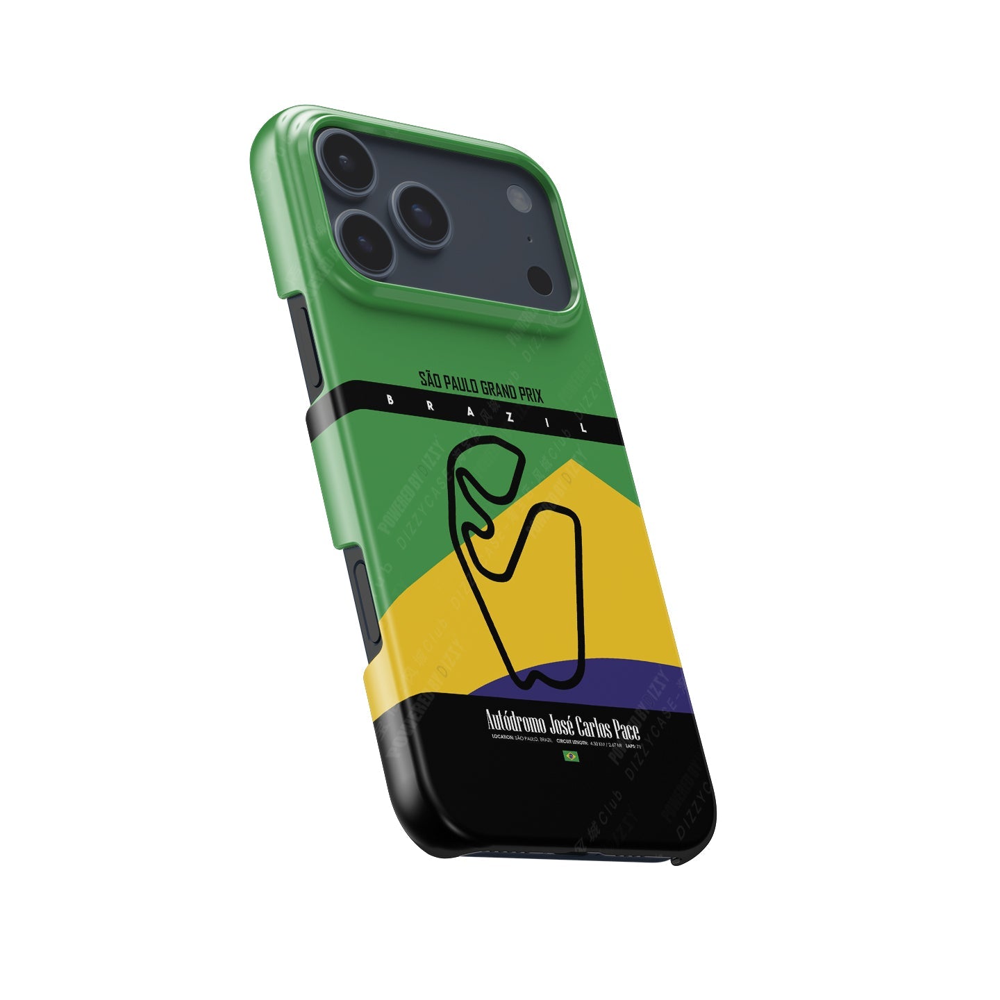 S?o Paulo Grand Prix iPhone Case ?¡ìC Iconic Track Map