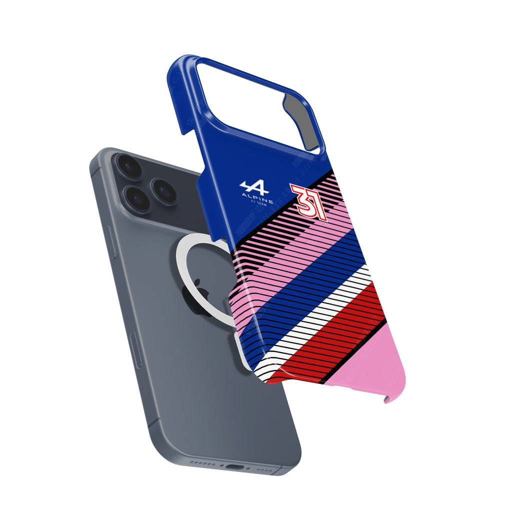 F1 2022 Esteban Ocon Alpine iPhone Case - Sleek & Tough Protection