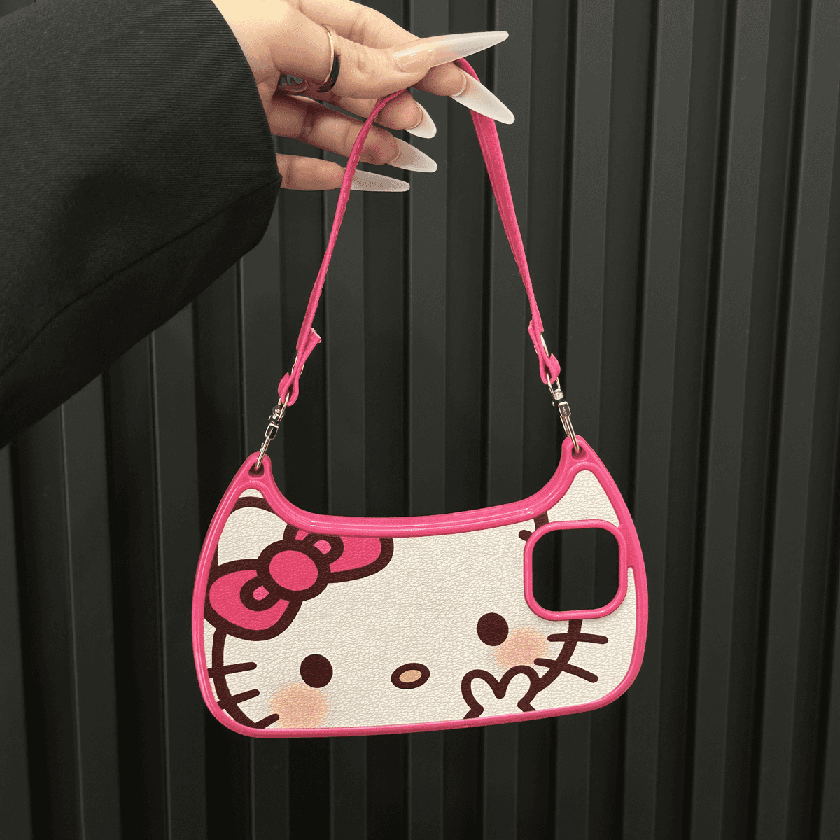 Y2K Shoulder Bag Phone Case – Eye-Catching Trendy Protection