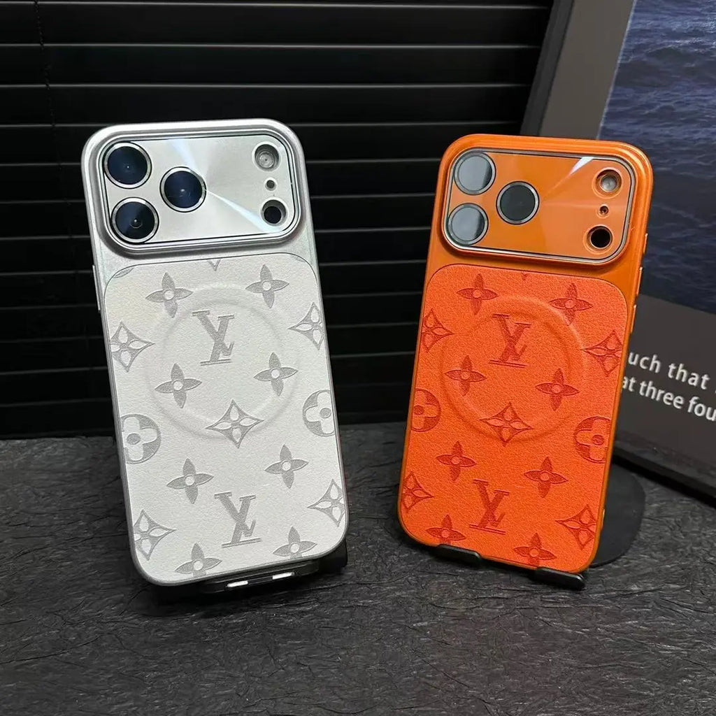Luxurious Leather MagSafe iPhone Case