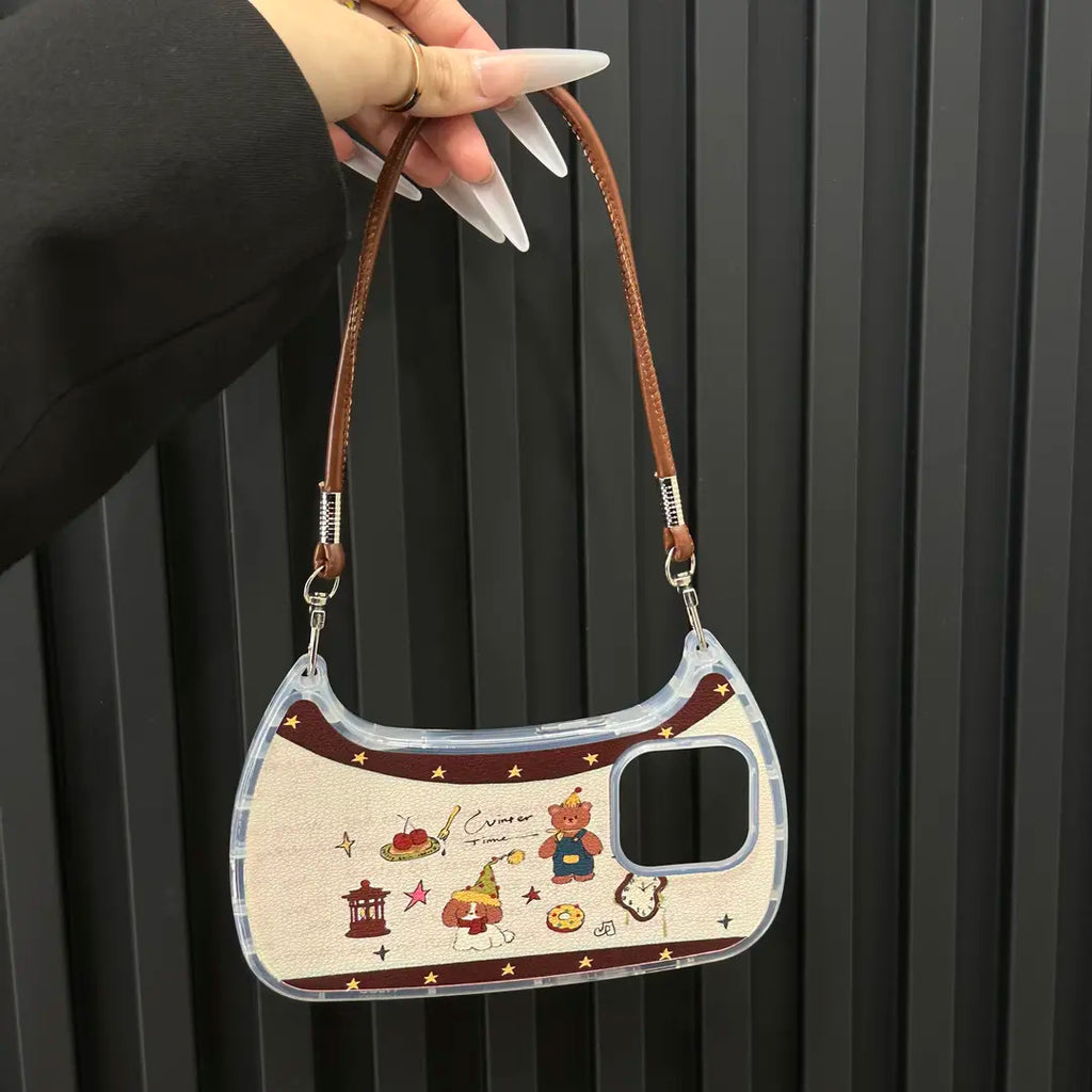 Y2K Shoulder Bag Phone Case – Eye-Catching Trendy Protection