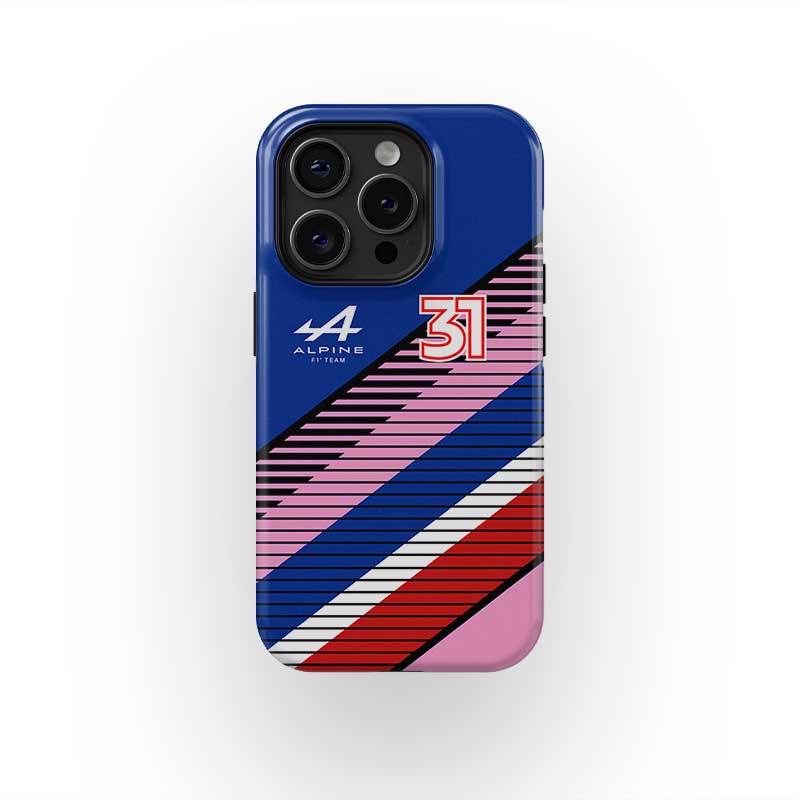 F1 2022 Esteban Ocon Alpine iPhone Case - Sleek & Tough Protection