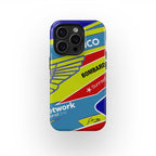 Fernando Alonso 2023 F1 Helmet Case for Apple iPhones