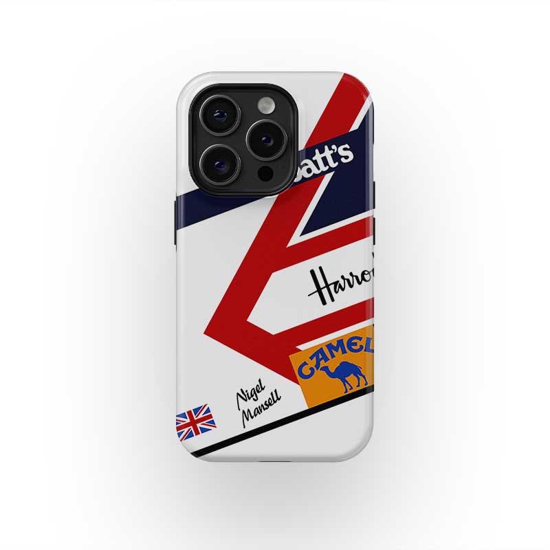 Legendary F1 Helmet Case ?¡ìC Nigel Mansell Apple iPhone-Compatible