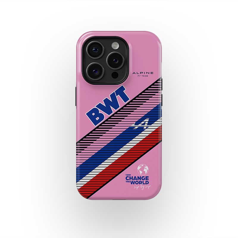BWT Alpine F1 Team Pink Livery Case ?¡ìC Apple iPhone Series