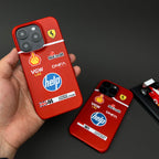 Lewis Hamilton Ferrari Parody Race Suit Phone Case ?¡ìC Satirical ???HELP??¨¤ Edition (for iPhone)