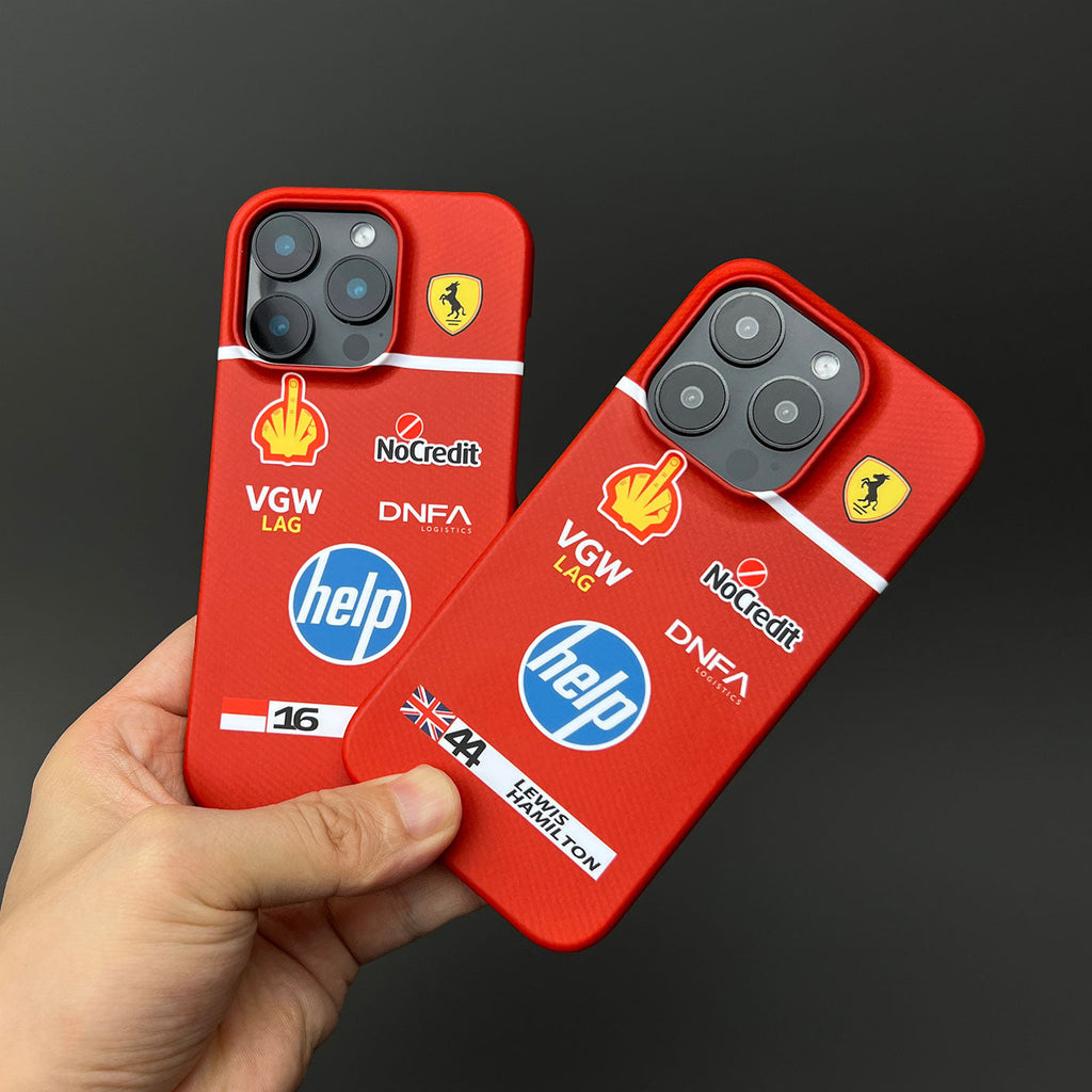 Lewis Hamilton Ferrari Parody Race Suit Phone Case ?¡ìC Satirical ???HELP??¨¤ Edition (for iPhone)